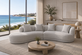 Urban Modern Fabric Sofa