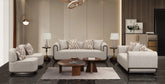 Belmont Modern Fabric Sofa Set