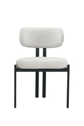 Dining Chair UDC24036 Beige with Black Sandy Legs