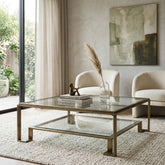 Passage Coffee Table Tempered Glass
