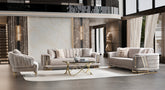 Nevada Luxury Modern Velvet Sofa Set