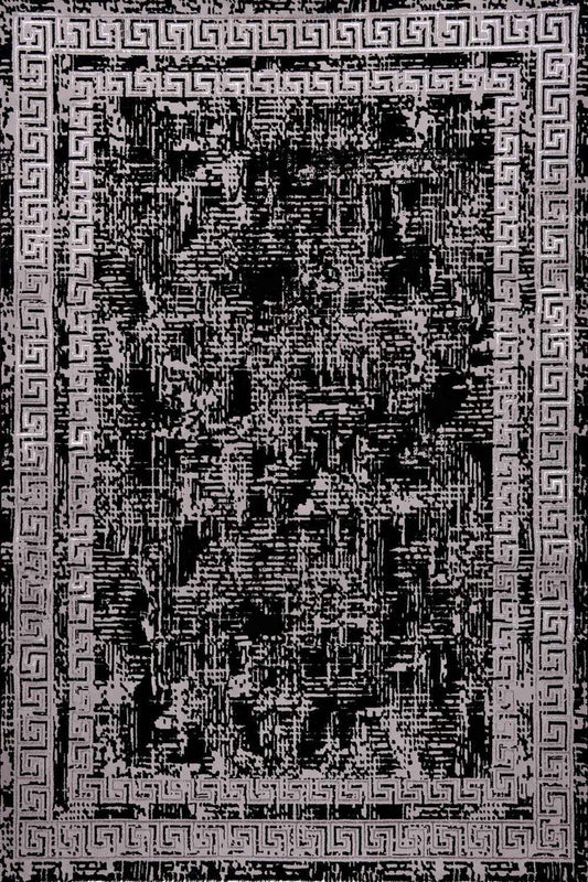 Marmaris E537B Black Grey modern area rug at Quality Rugs and Furniture Sydney