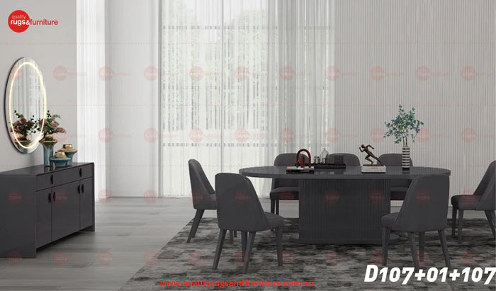Monet Modern Luxury Dining Chair Graphite