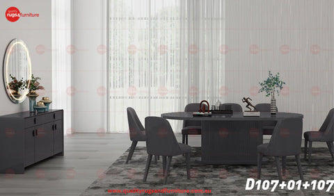 Monet Modern Luxury Dining Chair Graphite