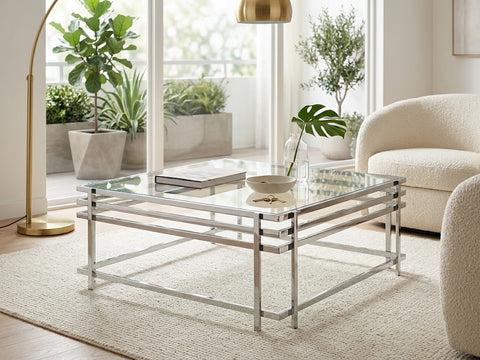 Echo Coffee Table Tempered Glass