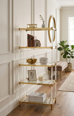 Orbit Shelf Tempered Glass and Mirror