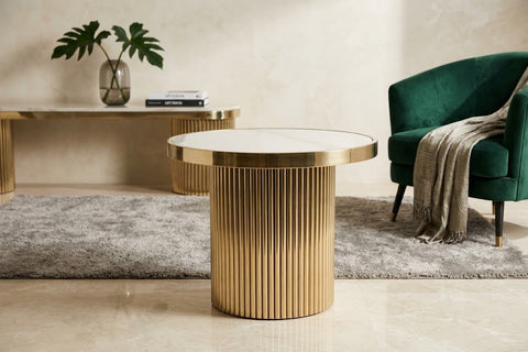 Prism Side Table Sintered Stone
