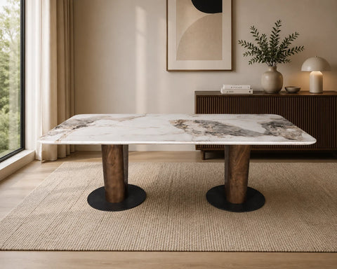 Honolulu Modern Dining Table White