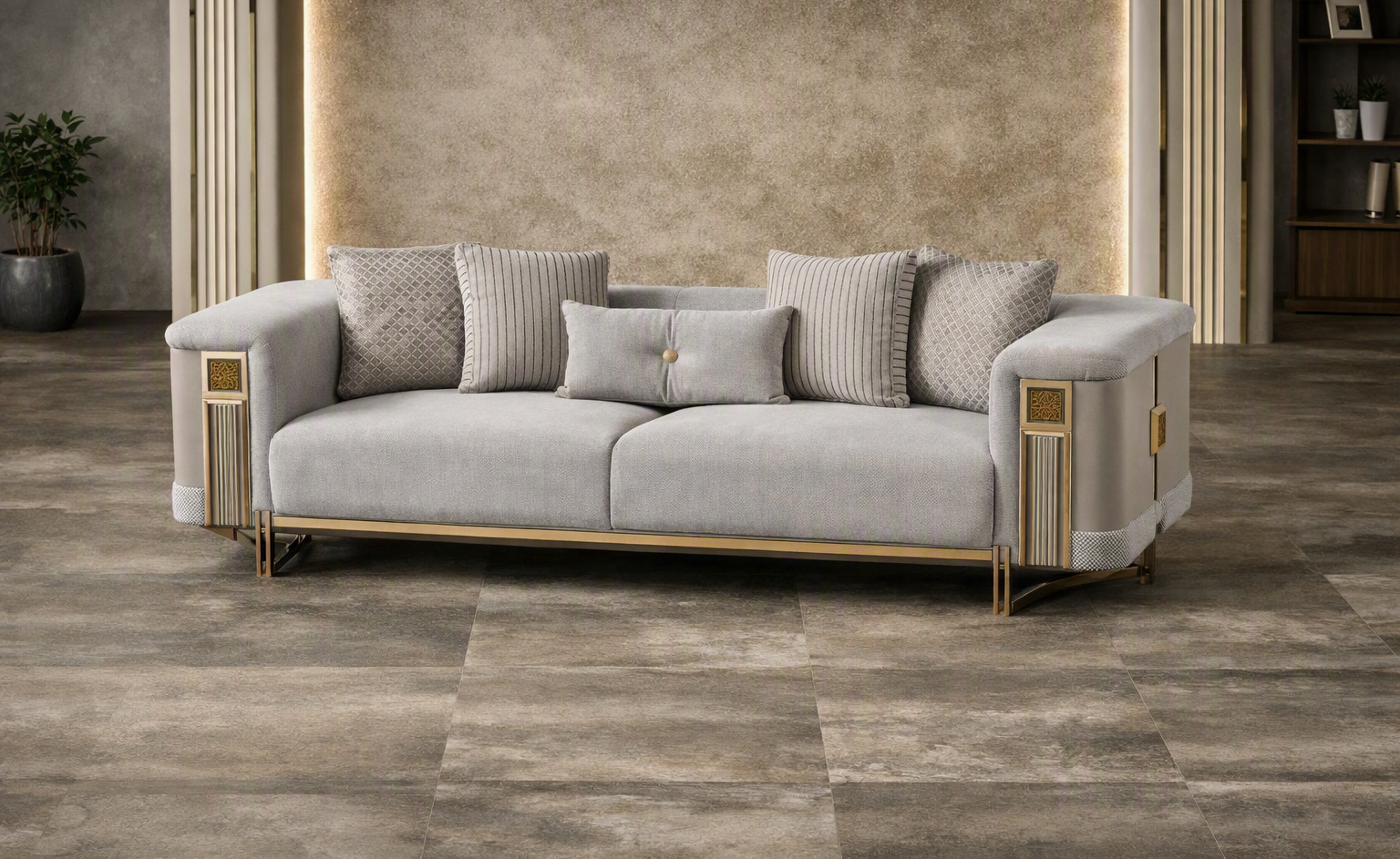 Mirage sofa set cushion detail