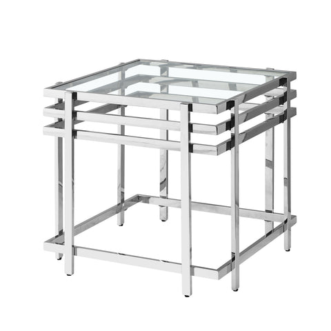 Echo Side Table Tempered Glass