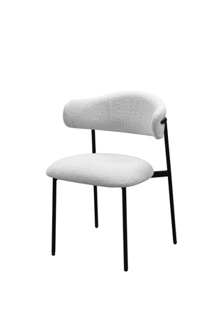 Dining Chair HDC23S008 Beige with Black Sanded Legs