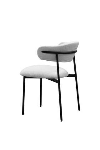Dining Chair HDC23S008 Beige with Black Sanded Legs