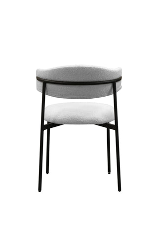 Dining Chair HDC23S008 Beige with Black Sanded Legs