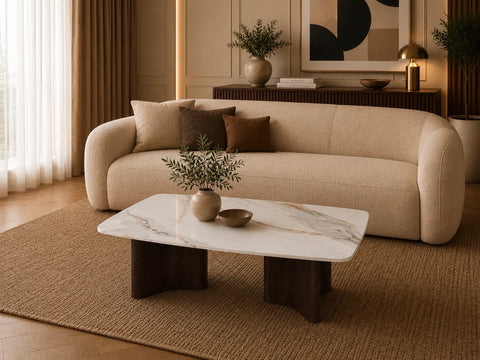Phoenix Modern Coffee Table White