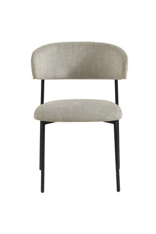 Dining Chair UDC23014 Beige with Black Sandy Legs