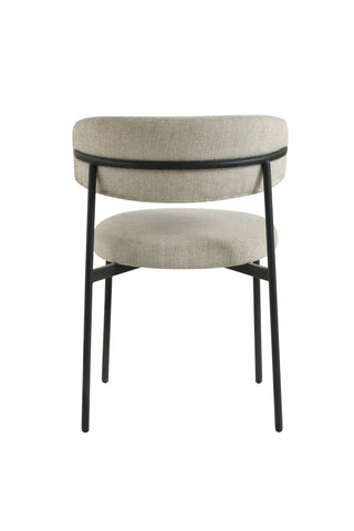 Dining Chair UDC23014 Beige with Black Sandy Legs