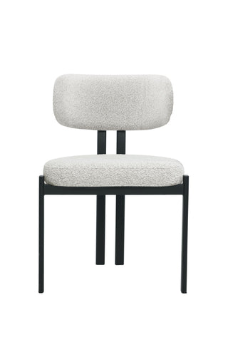 Dining Chair UDC24036 Beige with Black Sandy Legs