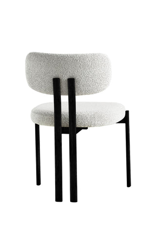 Dining Chair UDC24036 Beige with Black Sandy Legs