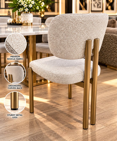 Gilded Aurora Dining Chair Fabric
