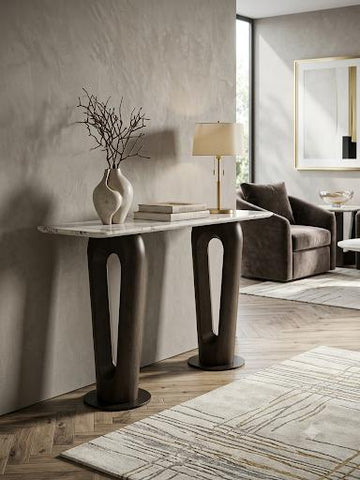 Honolulu Modern Console Table White