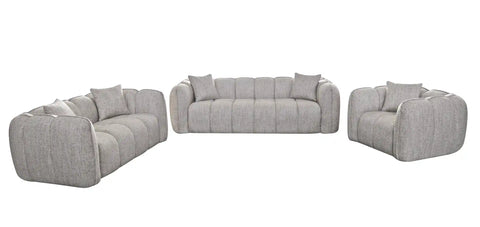 Milano Modern Fabric Sofa Set