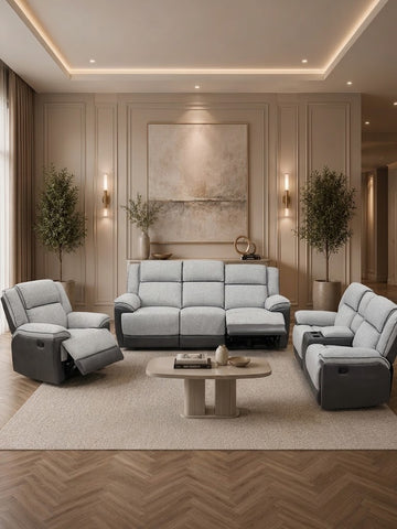 Tacoma Manual Recliner Motion sofa set