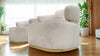 Tanya Luxury Modern Velvet Sofa Set Beige Gold